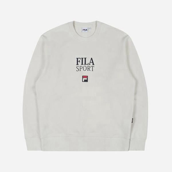 Sudaderas Fila Hombre Beige - Sport F Logo - España 230786VYU